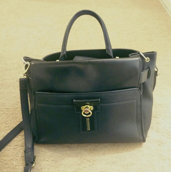 Danielle Nicole Mischa Satchel Crossbody Black Bag - Picture 3 of 8